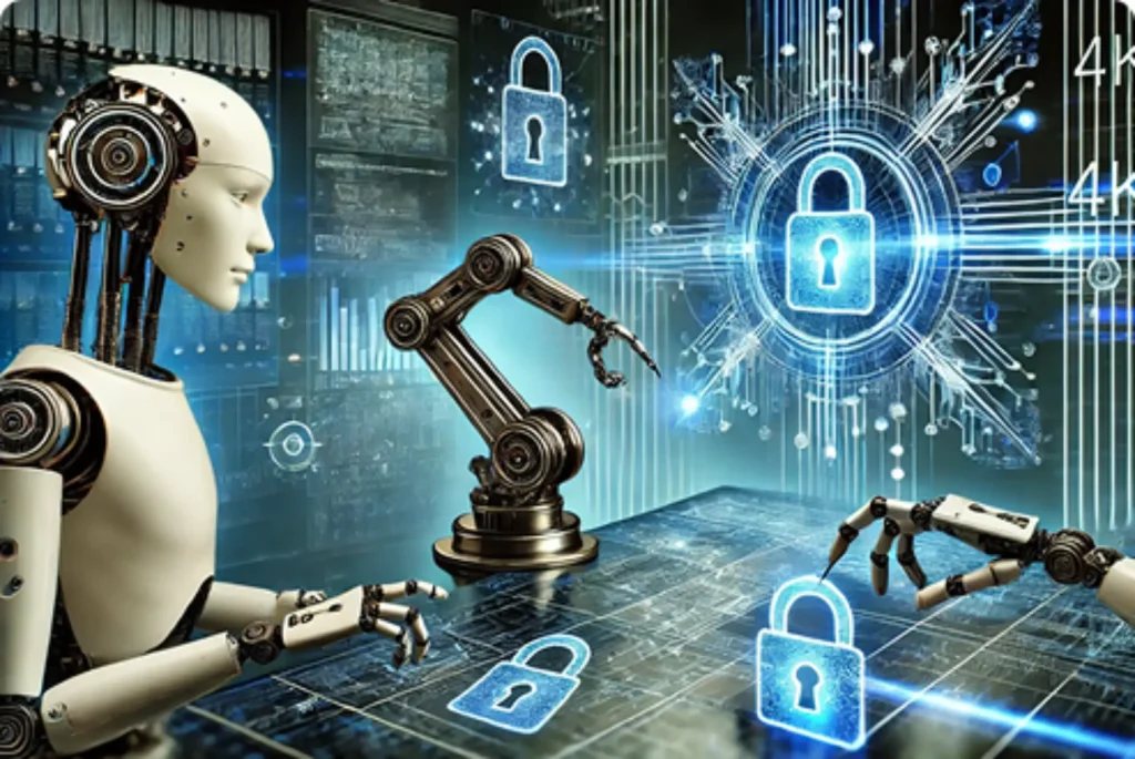 Business team implementing AI automation strategies for growth